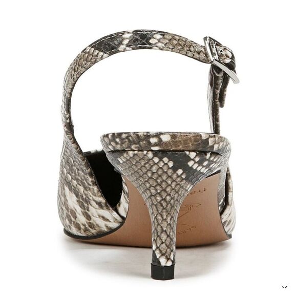 Franco Sarto Kate Slingback Pump 8 Snakeskin - Picture 7 of 11
